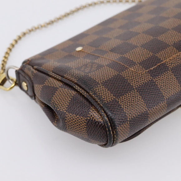 LOUIS VUITTON Damier Ebene Favorit PM Shoulder Bag N41276 LV Auth bs36519