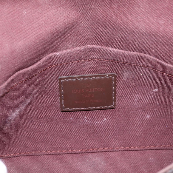 LOUIS VUITTON Damier Ebene Favorit PM Shoulder Bag N41276 LV Auth bs36519