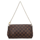 LOUIS VUITTON Damier Ebene Favorit PM Shoulder Bag N41276 LV Auth bs36519-3