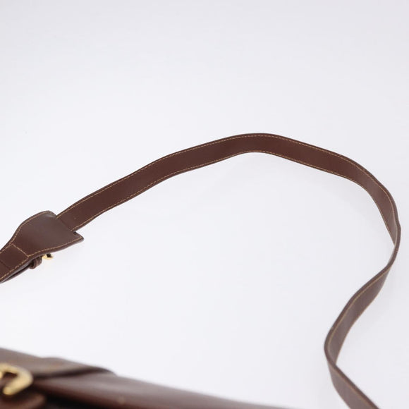 GUCCI GG Canvas Shoulder Bag Brown Gold 001 261 0613 Auth bs36525
