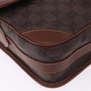 GUCCI GG Canvas Shoulder Bag Brown Gold 001 261 0613 Auth bs36525-12