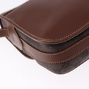 GUCCI GG Canvas Shoulder Bag Brown Gold 001 261 0613 Auth bs36525-14