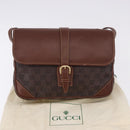 GUCCI GG Canvas Shoulder Bag Brown Gold 001 261 0613 Auth bs36525-27