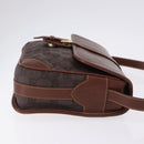GUCCI GG Canvas Shoulder Bag Brown Gold 001 261 0613 Auth bs36525-5