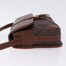 GUCCI GG Canvas Shoulder Bag Brown Gold 001 261 0613 Auth bs36525-7