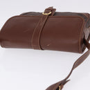 GUCCI GG Canvas Shoulder Bag Brown Gold 001 261 0613 Auth bs36525-8
