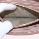 PRADA Long Wallet Safiano Leather Beige Gold Auth bs36526-11