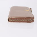 PRADA Long Wallet Safiano Leather Beige Gold Auth bs36526-3