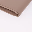 PRADA Long Wallet Safiano Leather Beige Gold Auth bs36526-7