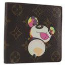 LOUIS VUITTON Monogram Panda Porte Billets Cartes Credit M61666 Auth bs36527-1
