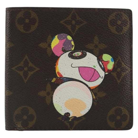 LOUIS VUITTON Monogram Panda Porte Billets Cartes Credit M61666 Auth bs36527