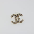 CHANEL Earring Metal Gold Tone CC Auth bs36533-2