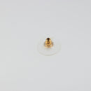 CHANEL Earring Metal Gold Tone CC Auth bs36533-5