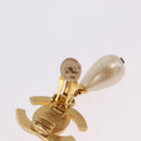 CHANEL Earring Metal Gold Tone CC Auth bs36535V-10