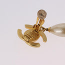CHANEL Earring Metal Gold Tone CC Auth bs36535V-4