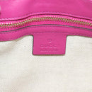 GUCCI Soho Chain Shoulder Bag Patent Leather Pink Gold 336752 Auth bs36537-16