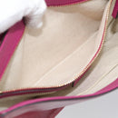 GUCCI Soho Chain Shoulder Bag Patent Leather Pink Gold 336752 Auth bs36537-21
