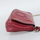 GUCCI Soho Chain Shoulder Bag Patent Leather Pink Gold 336752 Auth bs36537-5