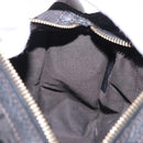 FENDI Zucchino Canvas Shoulder Bag Black Gold Auth bs36538-18