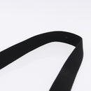 FENDI Zucchino Canvas Shoulder Bag Black Gold Auth bs36538-8