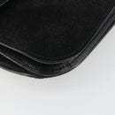 FENDI Shoulder Bag Suede Black Gold Auth bs36539-11