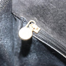 FENDI Shoulder Bag Suede Black Gold Auth bs36539-21
