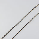CHANEL Perfume Necklace Metal Gold Tone Black CC Auth bs36541-5