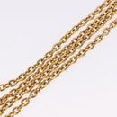 CHANEL Necklace Metal Gold Tone CC Auth bs36542V-11