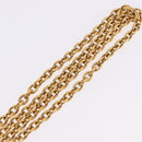 CHANEL Necklace Metal Gold Tone CC Auth bs36542V-12