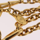 CHANEL Necklace Metal Gold Tone CC Auth bs36542V-14