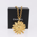 CHANEL Necklace Metal Gold Tone CC Auth bs36542V-15