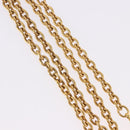 CHANEL Necklace Metal Gold Tone CC Auth bs36542V-5