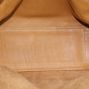 LOEWE Boston Bag Leather Beige Gold Auth bs36547-11