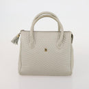 BALLY Shoulder Bag Leather 2 Set Black White Auth bs36550-10