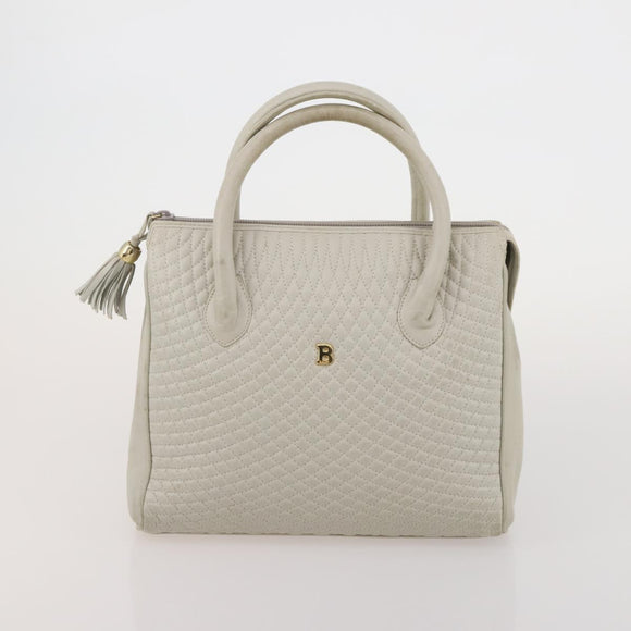 BALLY Shoulder Bag Leather 2 Set Black White Auth bs36550