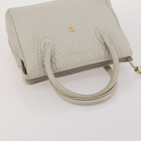 BALLY Shoulder Bag Leather 2 Set Black White Auth bs36550