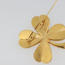CHANEL Brooch Metal Gold Tone CC Auth bs36553-7