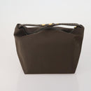 FENDI Pecan Canvas Zucca Canvas Hand Bag PVC 5 Set Brown Black Auth bs36555-13