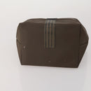 FENDI Pecan Canvas Zucca Canvas Hand Bag PVC 5 Set Brown Black Auth bs36555-15