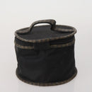 FENDI Pecan Canvas Zucca Canvas Hand Bag PVC 5 Set Brown Black Auth bs36555-8