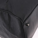 LOEWE Anagram Boston Bag PVC Leather Black Silver Auth bs36557-16