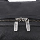 LOEWE Anagram Boston Bag PVC Leather Black Silver Auth bs36557-18