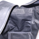 LOEWE Anagram Boston Bag PVC Leather Black Silver Auth bs36557-21