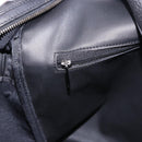 LOEWE Anagram Boston Bag PVC Leather Black Silver Auth bs36557-22