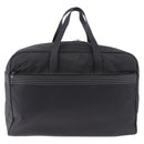 LOEWE Anagram Boston Bag PVC Leather Black Silver Auth bs36557-13