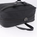 LOEWE Anagram Boston Bag PVC Leather Black Silver Auth bs36557-6