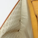 LOEWE Anagram Garment Cover Leather Beige Gold Tone Auth bs36558-26