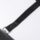Salvatore Ferragamo Boston Bag Leather 2way Black Silver Auth bs36559-9