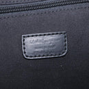 Salvatore Ferragamo Boston Bag Leather 2way Black Silver Auth bs36559-12