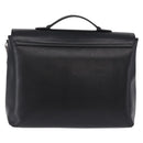 Salvatore Ferragamo Boston Bag Leather 2way Black Silver Auth bs36559-2